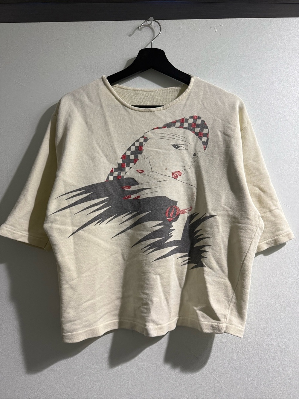 Vintage 60s - 70s Abstract Portrait Shirt